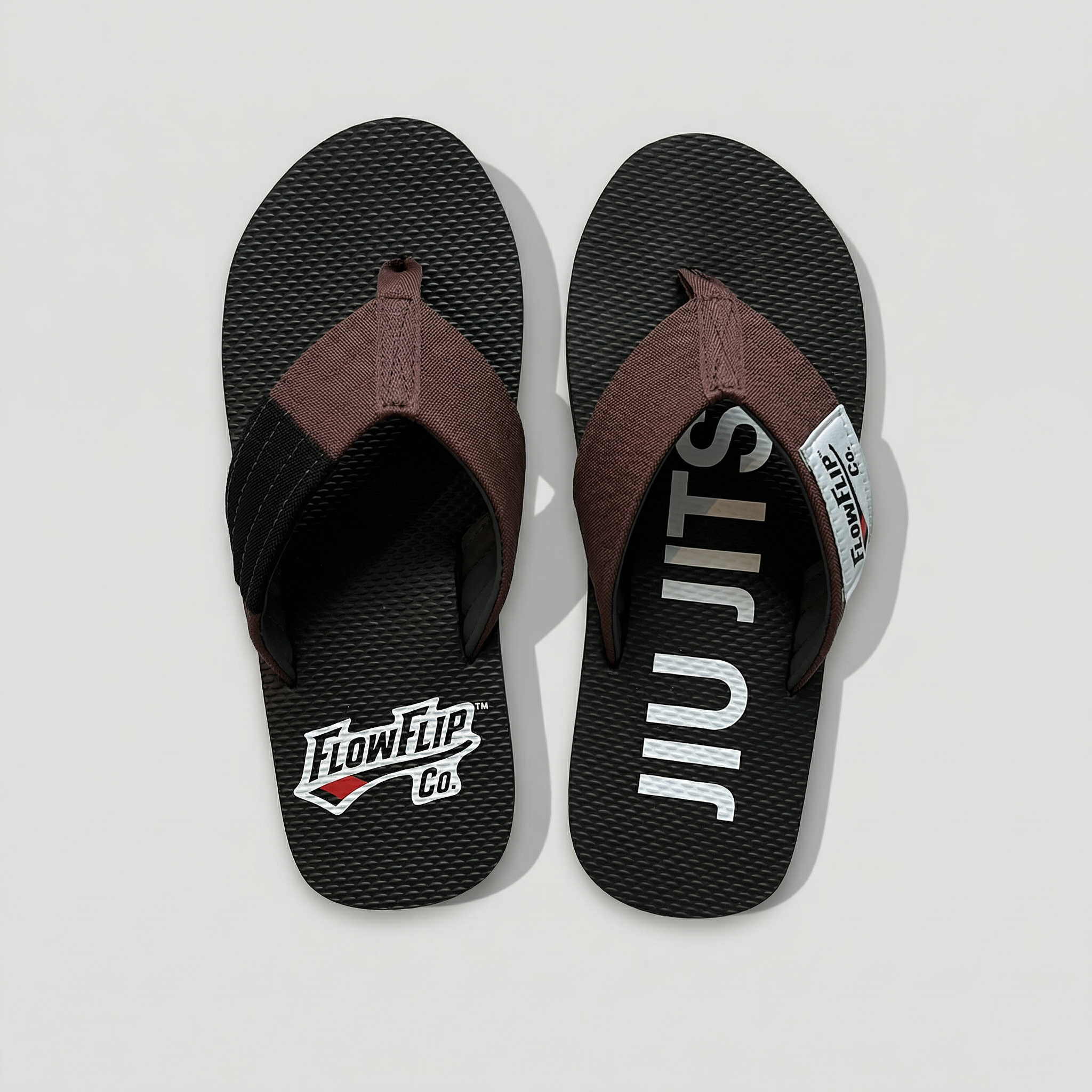 Brown Belt Jiu Jitsu Flip Flops