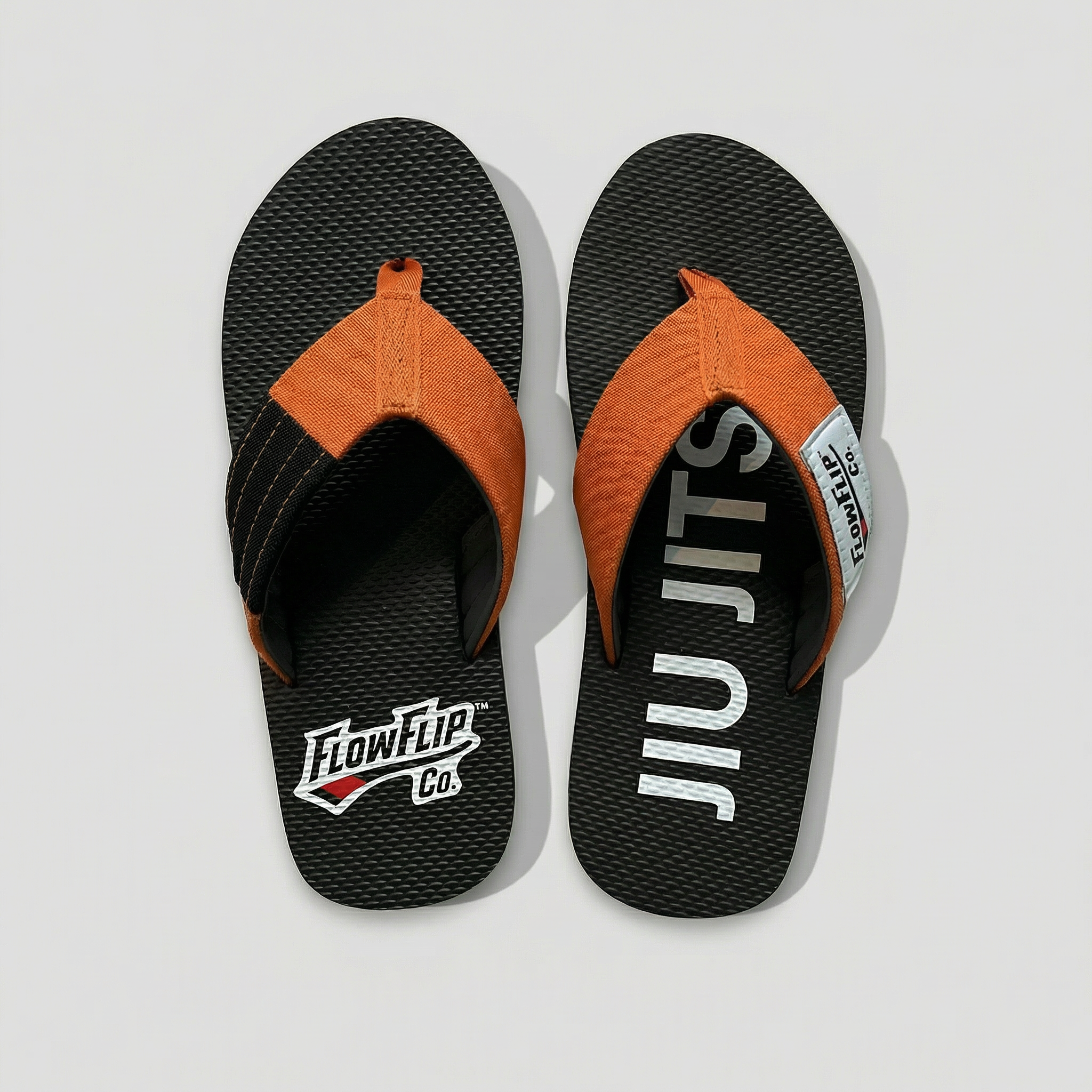 Orange Belt Jiu Jitsu Flip Flops