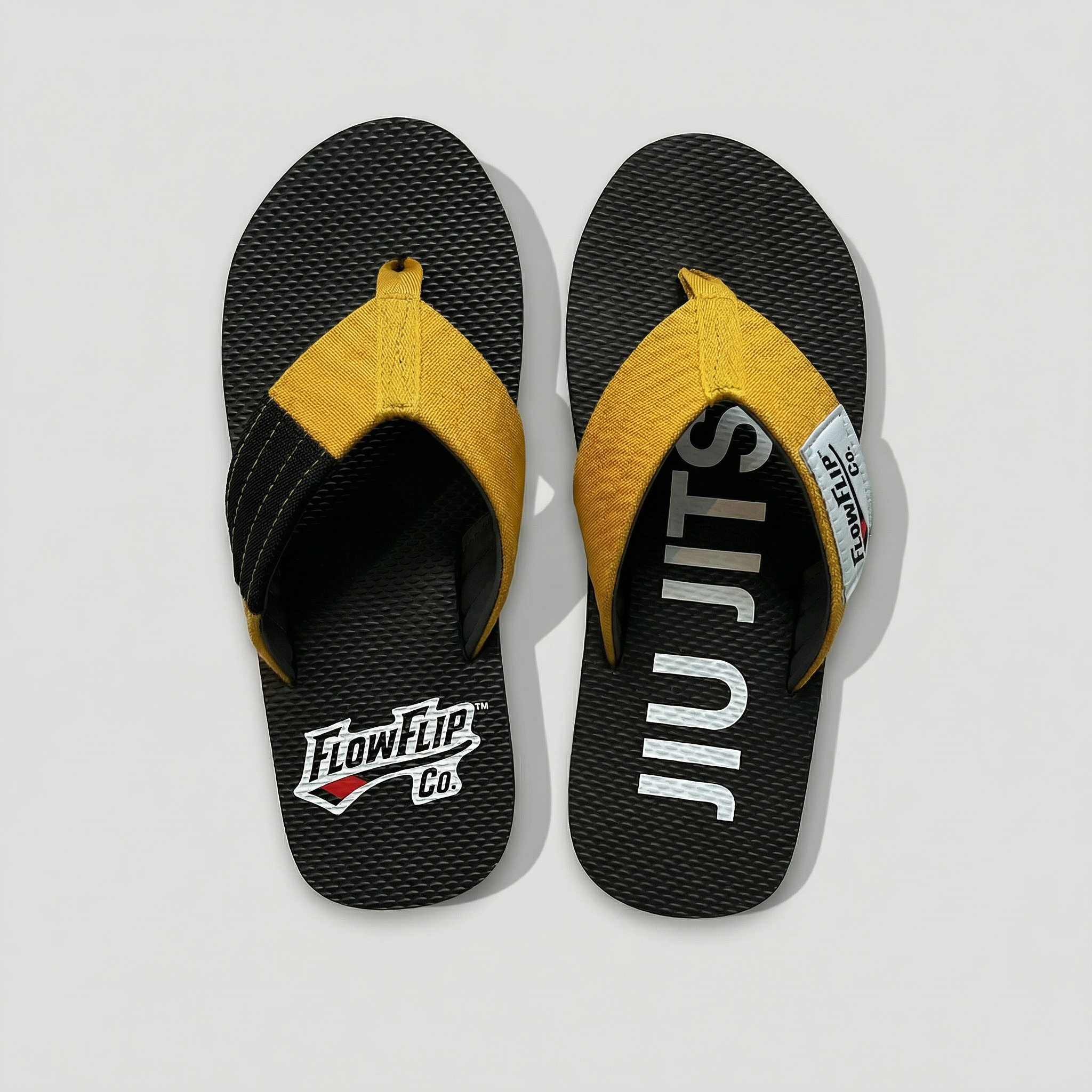 Yellow Belt Jiu Jitsu Flip Flops