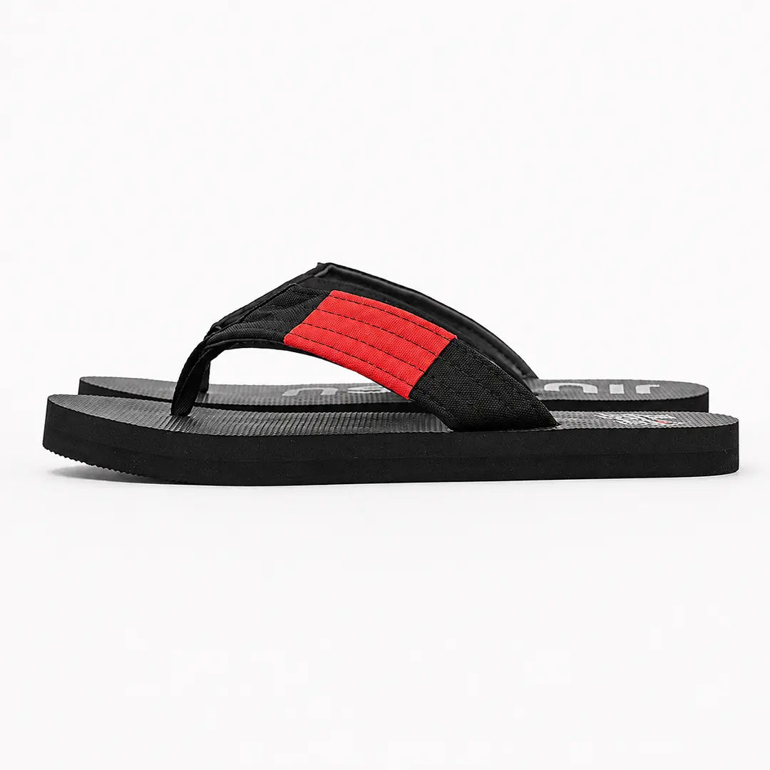 Black Belt BJJ Flip Flops