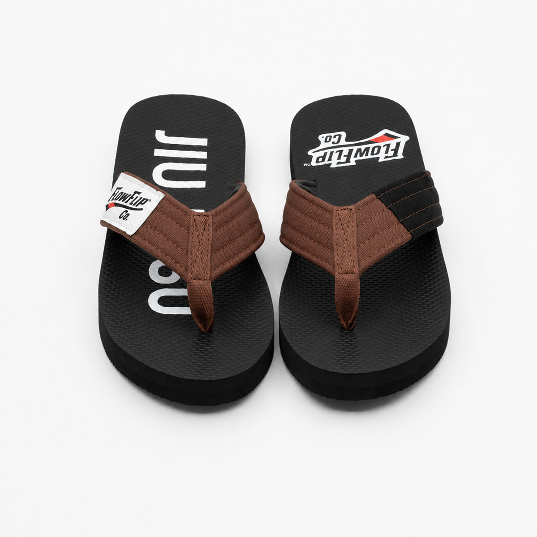 Brown Belt BJJ Flip Flops