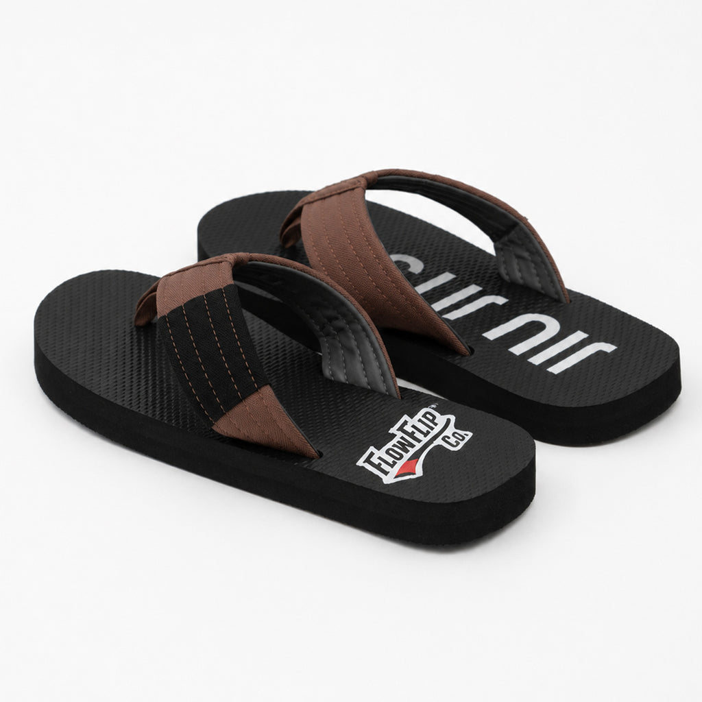 Chanclas de jiu-jitsu brasileño (BJJ) de cinturón marrón