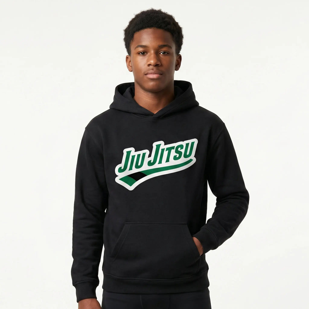 Green Belt Jiu Jitsu Hoodie