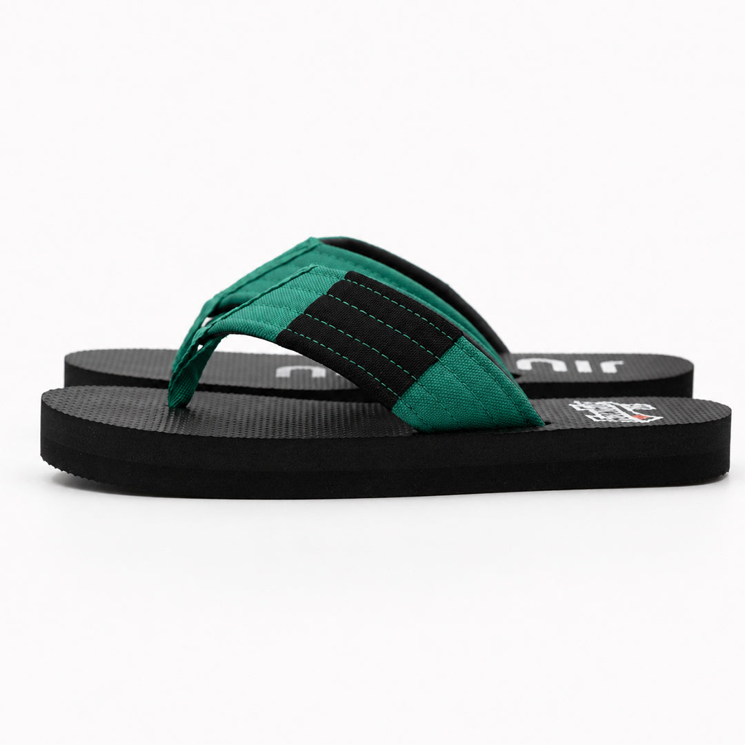 Green Belt BJJ Flip Flops