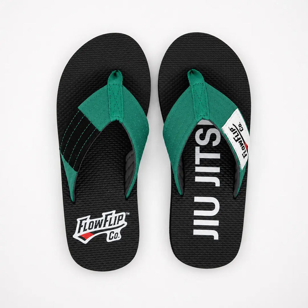 Chanclas BJJ cinturón verde junior