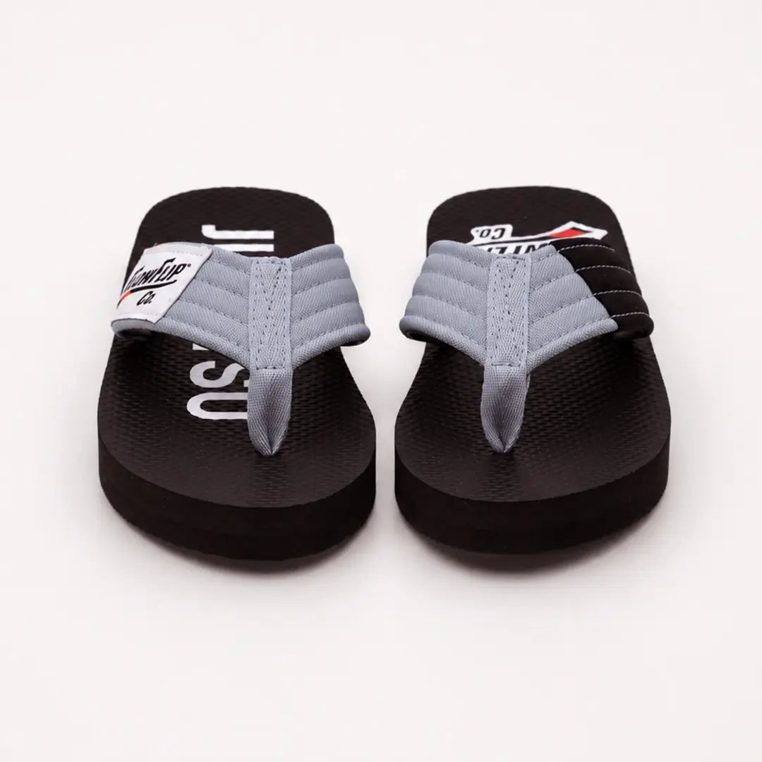 Grey Belt BJJ Flip Flops