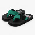 Chanclas de jiu-jitsu brasileño (BJJ) con el cinturón verde
