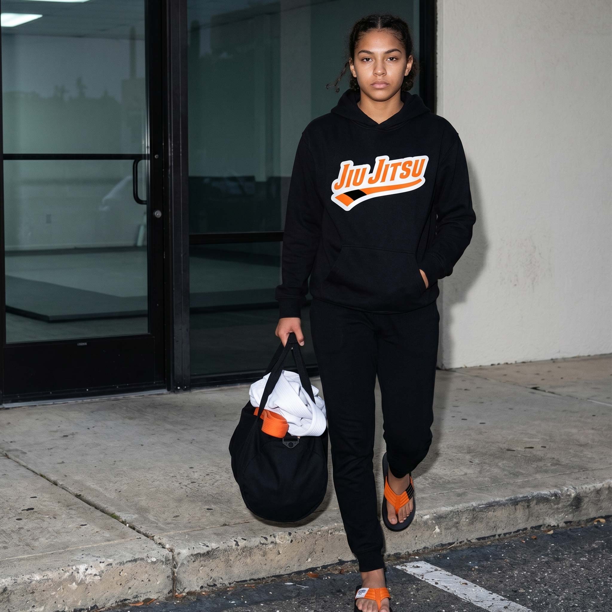 Orange Belt Jiu Jitsu Hoodie