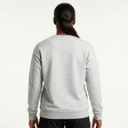 Back view of grey Jiu Jitsu crewneck sweatshirt.