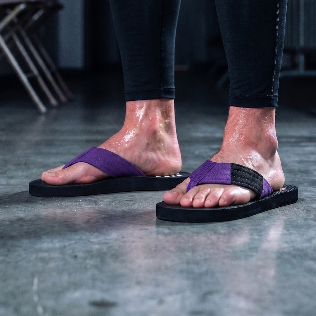 Chanclas de BJJ Cinturón Morado