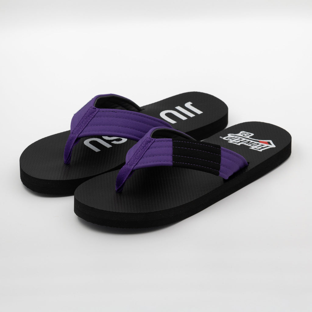 Purple Belt Jiu Jitsu Flip Flops