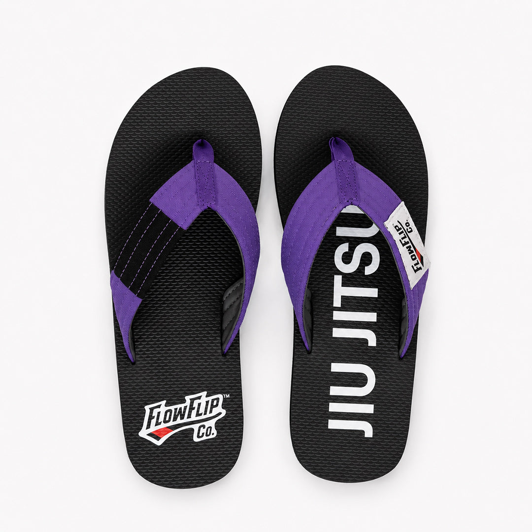 Purple Belt BJJ Flip Flops