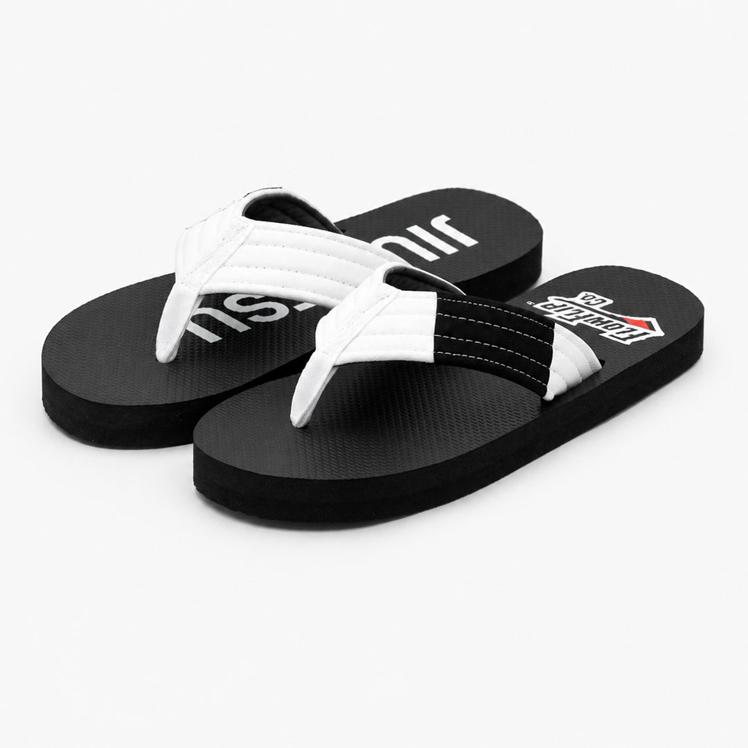 Adult White Belt BJJ Flip Flops