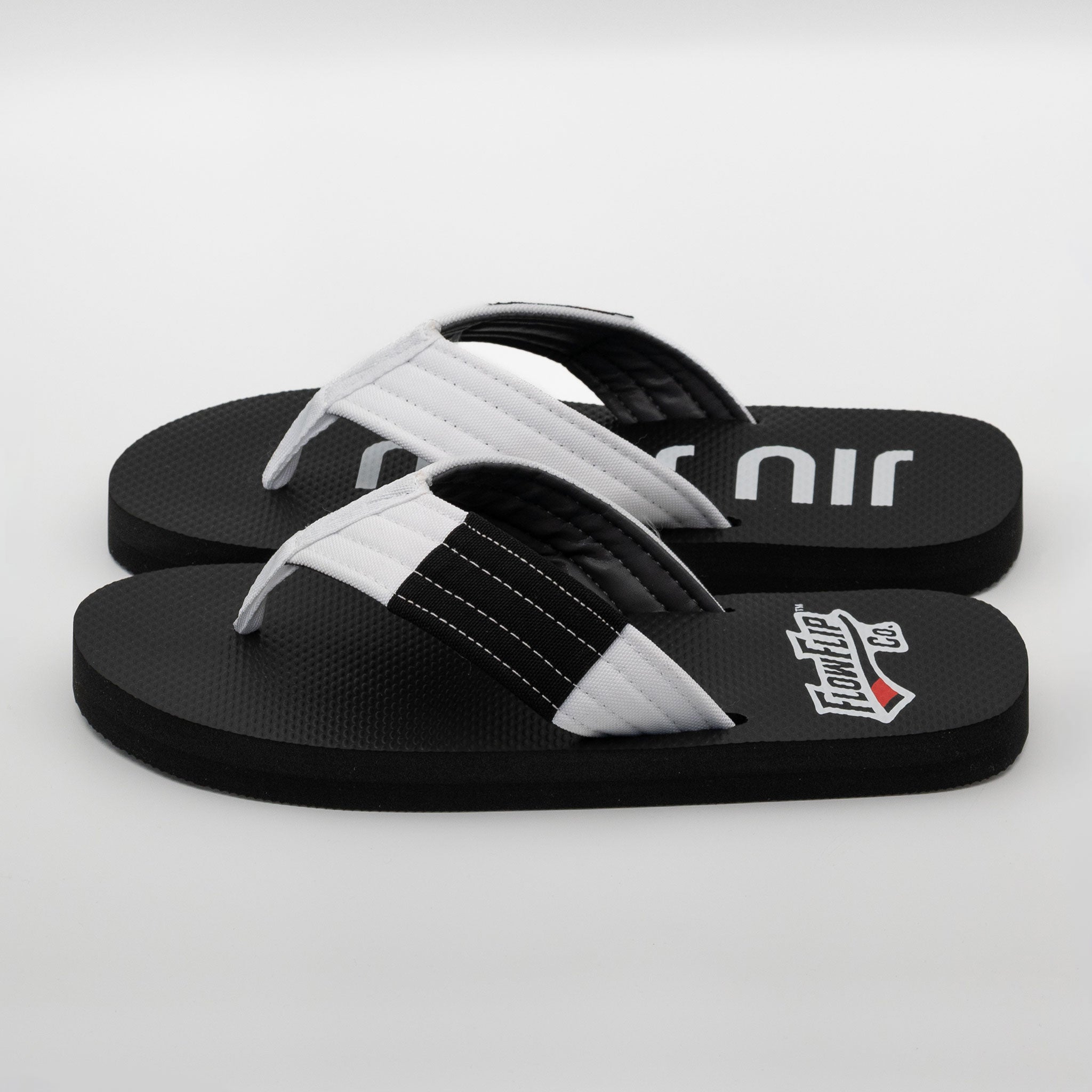 White Belt Jiu Jitsu Youth Flip Flops