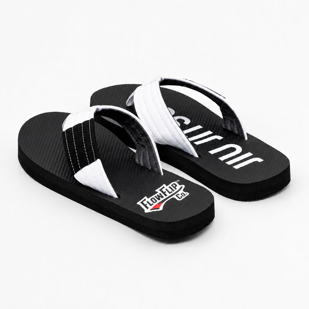 Chanclas de BJJ para jóvenes, cinturón blanco