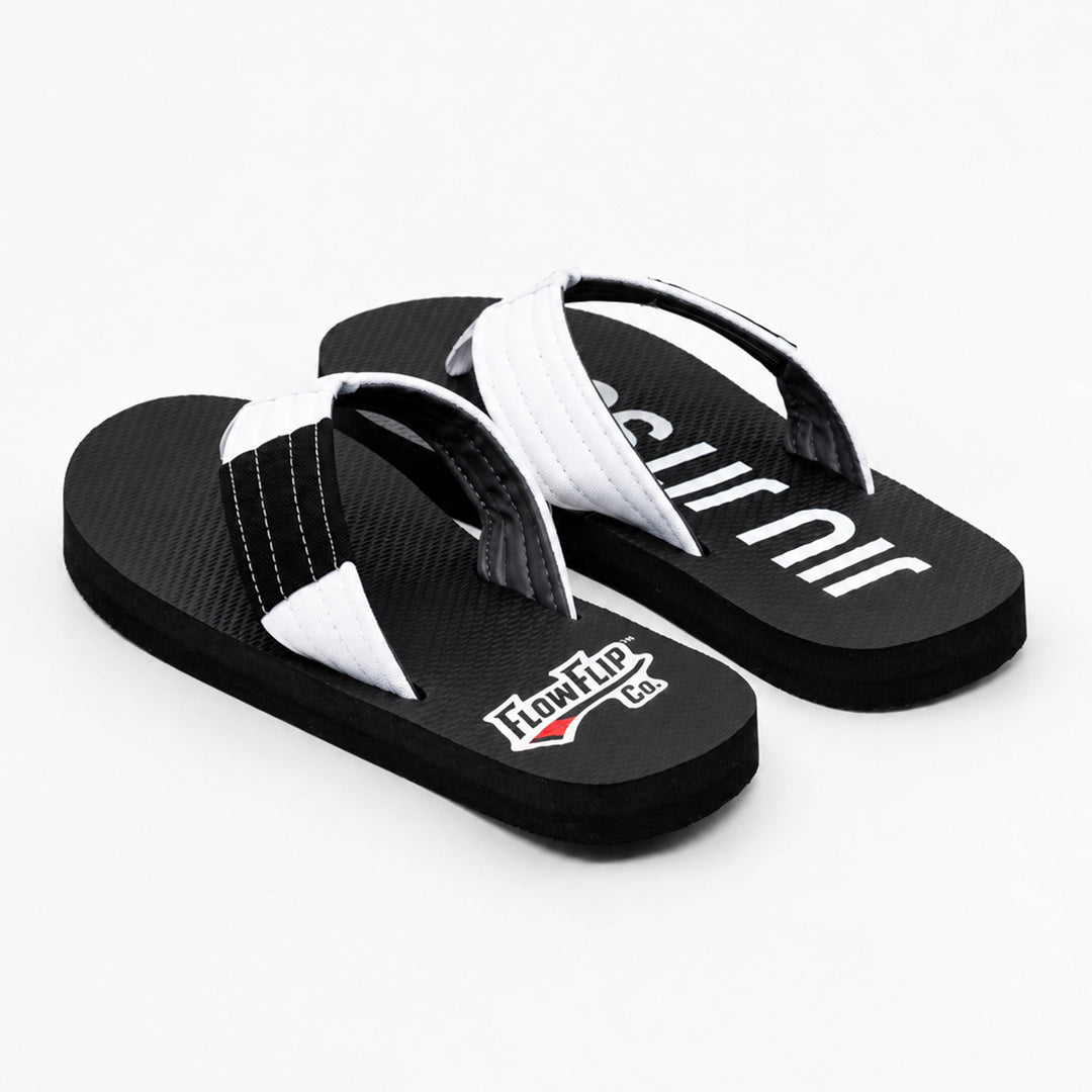 Chanclas de BJJ para jóvenes, cinturón blanco